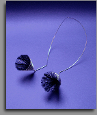 Hoofdsieraad, oorijzer (spiraal,zwart) 2005